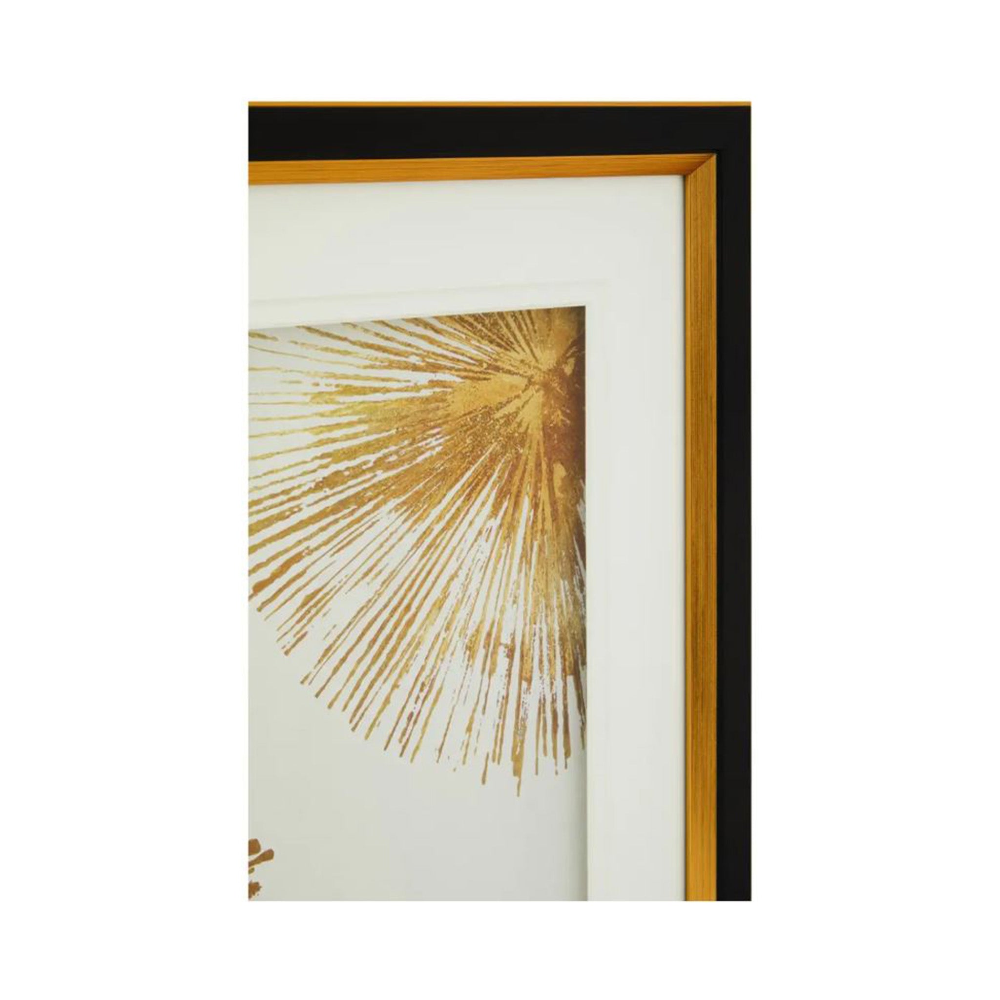 Gold Organic Sunburst Artwork
